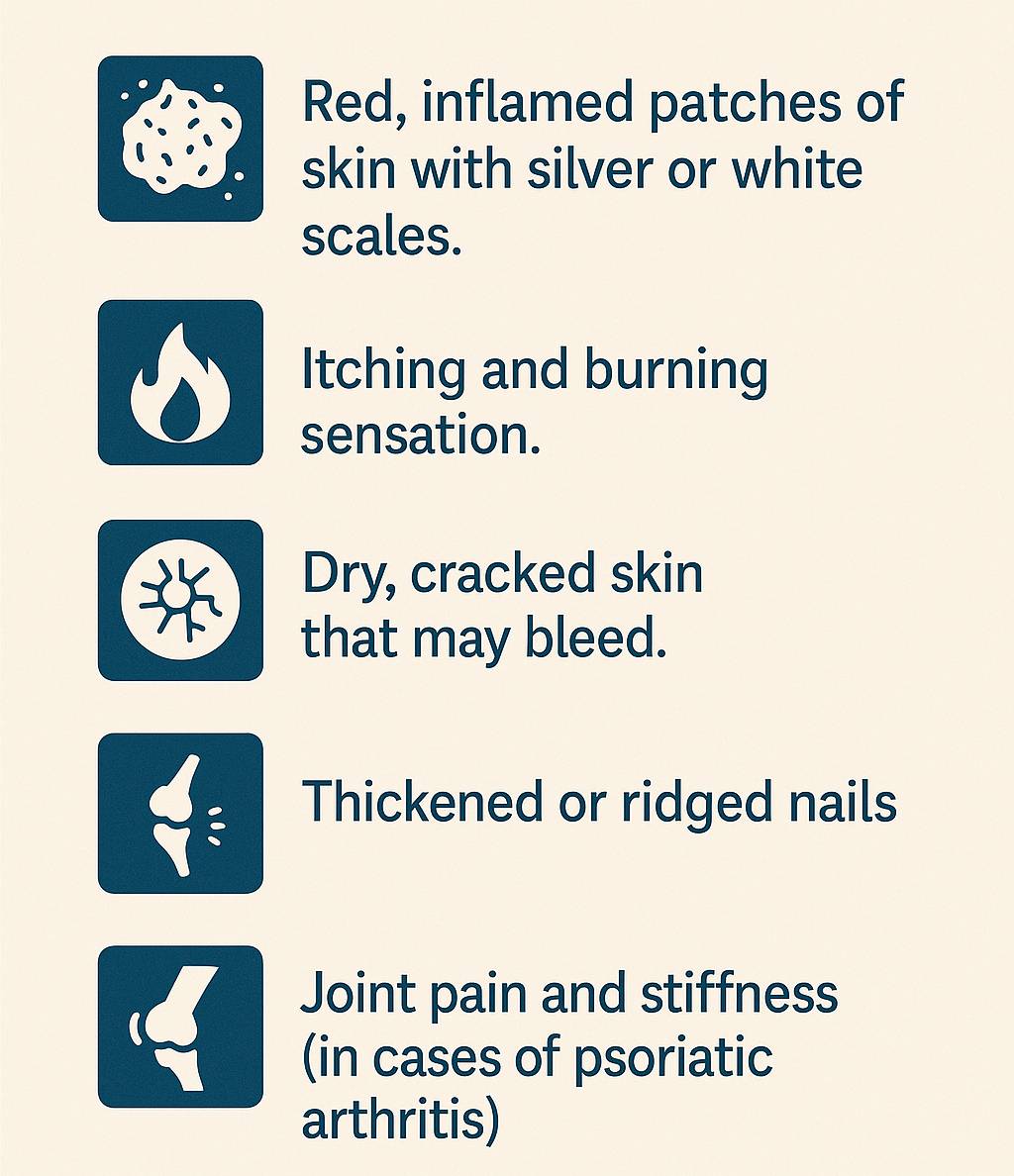 Signs and Symptoms of Psoriasis